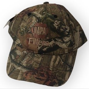 Mossy Oak Hat Cap Napa Filters Camouflage Baseball